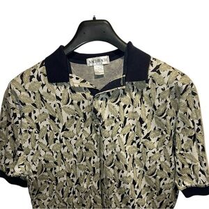 Vintage Funky Polo - Greg Norman Style 100% Cotton Large